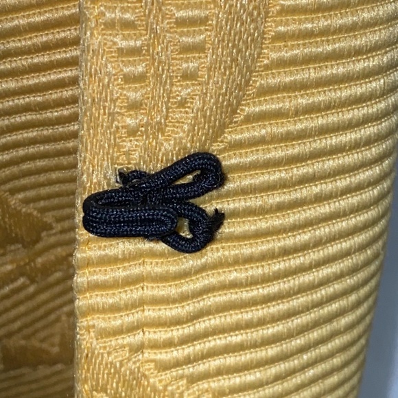 Trenz By Theresa Renz Vintage Mob Wife Yellow Textured Jacket/Blazer Size M - Picture 8 of 10